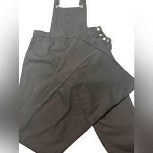 Wisteria Lane Stylish Black Women's Jumpsuit Overall L